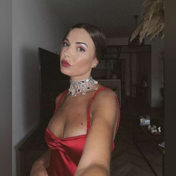 ZARA NWT WOMAN SS24 SATIN MIDI SLIP DRESS RED | 2340/371 - Picture 4 of 16